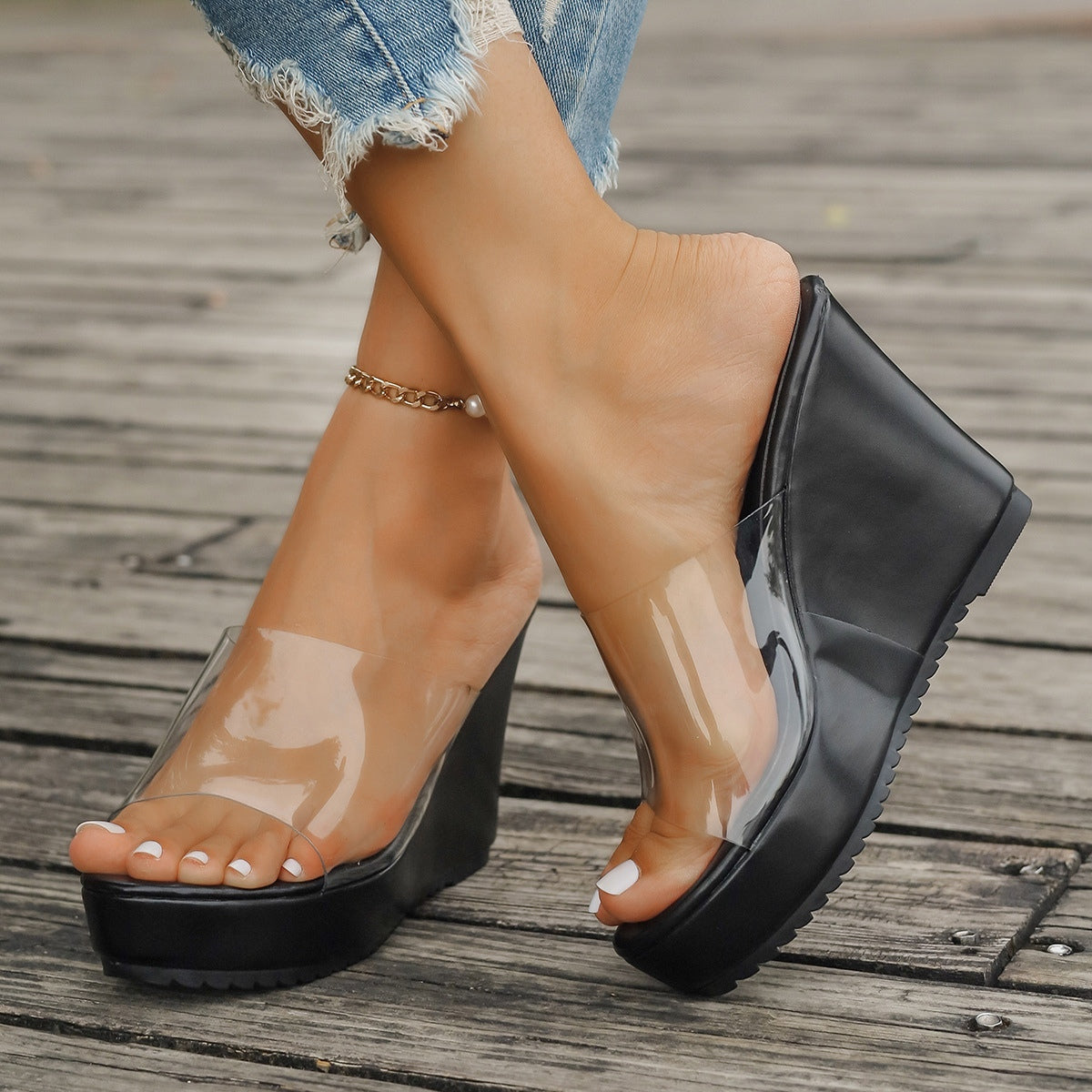 Open Toe Wedge Sandals shoes, Bags & accessories