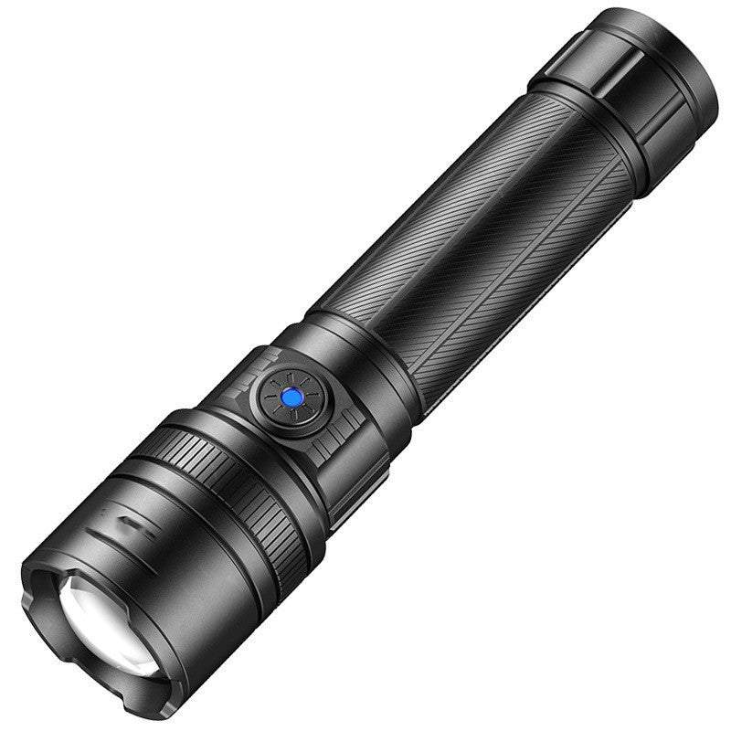 Telescopic Focusing Aluminum Alloy Rechargeable Flashlight Gadgets