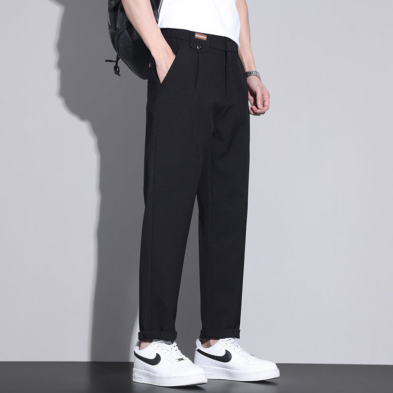 Men's Straight Loose Wide-leg Pants Casual Trousers apparel & accessories