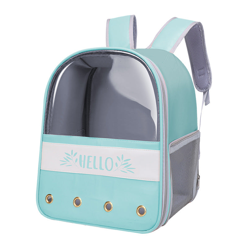 Colorblock Backpack For Pets Pet Backpack