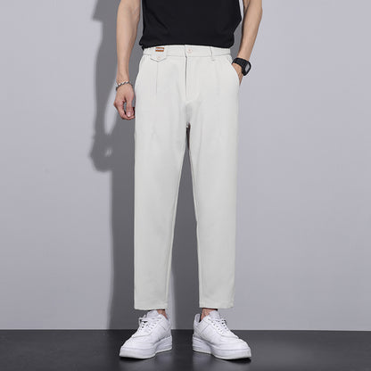 Men's Straight Loose Wide-leg Pants Casual Trousers apparel & accessories