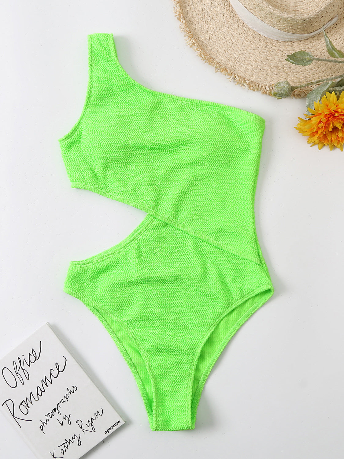 Cutout One Shoulder One-Piece Swimwear apparel & accessories