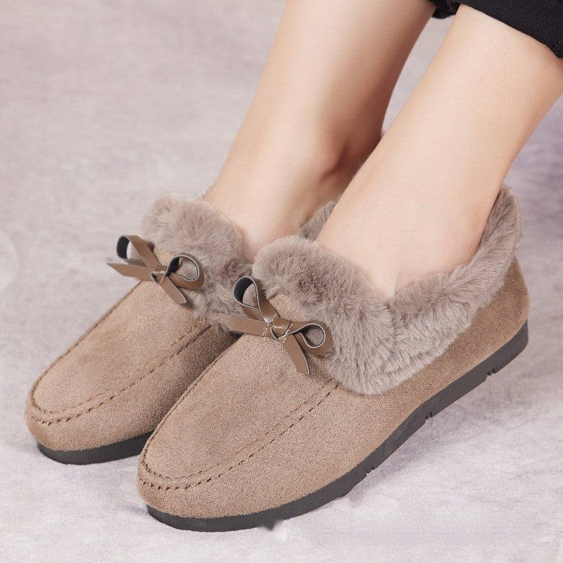 Fleece-lined Lamb Wool Casual Shoes Shoes & Bags