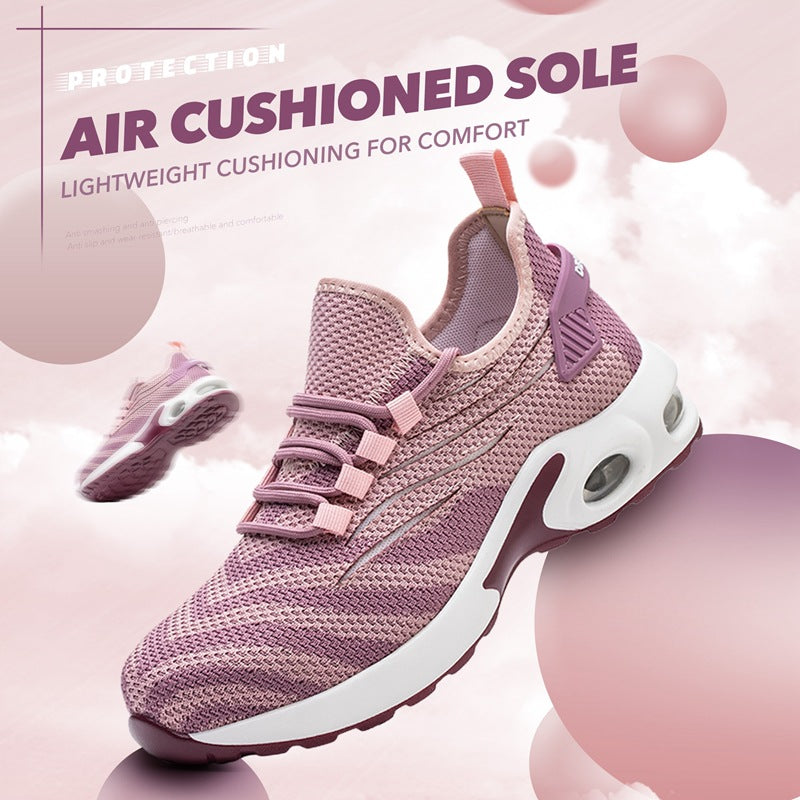 Women's Anti-stab Flying Fabric Wear-resistant Work Safety Shoes Shoes & Bags