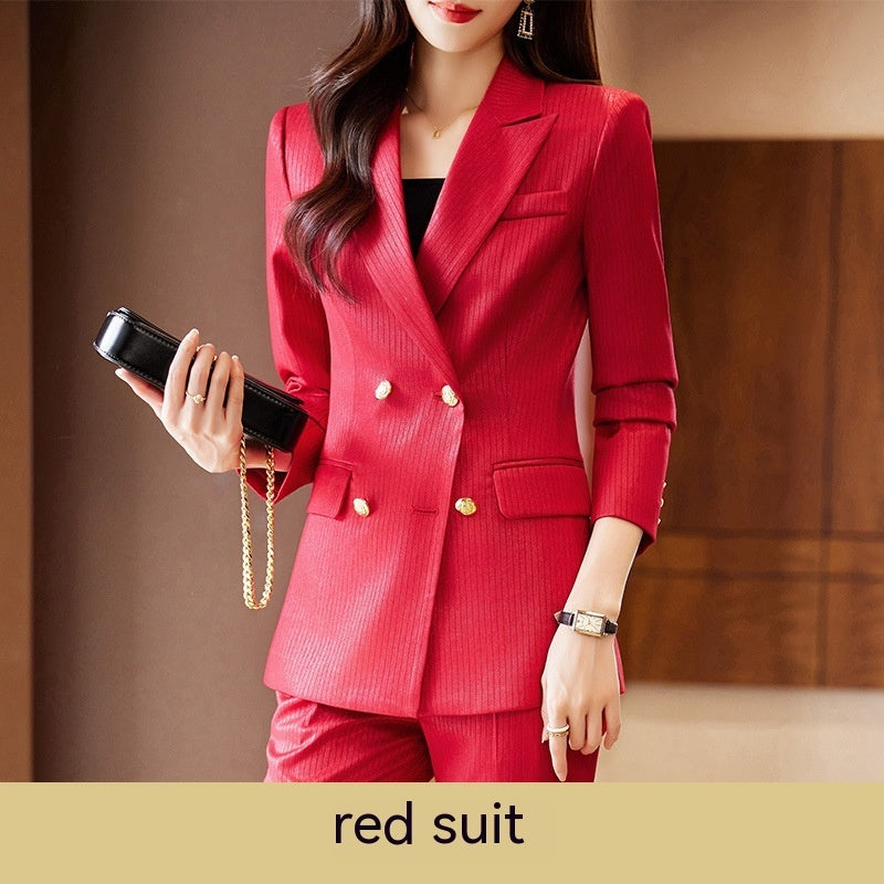 Women's Graceful And Fashionable Slim Waist Suit Business Suit apparel & accessories