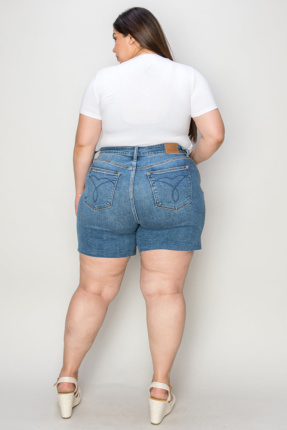 Judy Blue High Waist Slim Denim Shorts Bottom wear