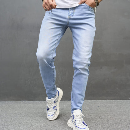 Skinny Cotton Stretch Men's Jeans men's clothing