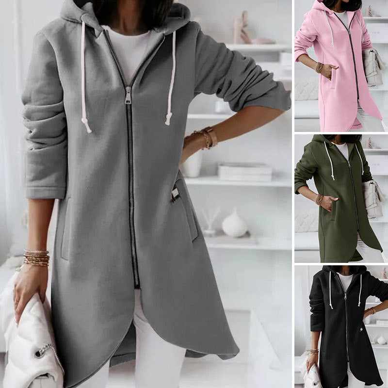 Hoodie Zipper Long Sleeve Sweater apparels & accessories