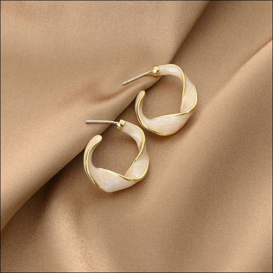 Alloy C-Hoop Earrings apparel & accessories