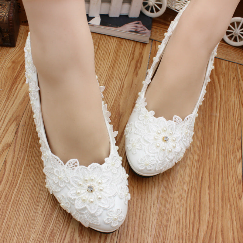 High Heel Shallow Mouth Rhinestone Wedding Shoes Shoes & Bags