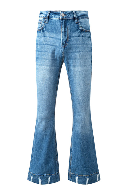 Cat's Whisker Bootcut Jeans with Pockets Bottom wear
