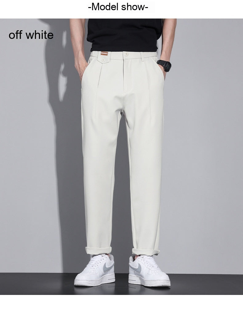 Men's Straight Loose Wide-leg Pants Casual Trousers apparel & accessories