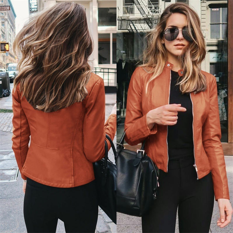 Autumn Fashion Leather PU Suit Jacket apparels & accessories