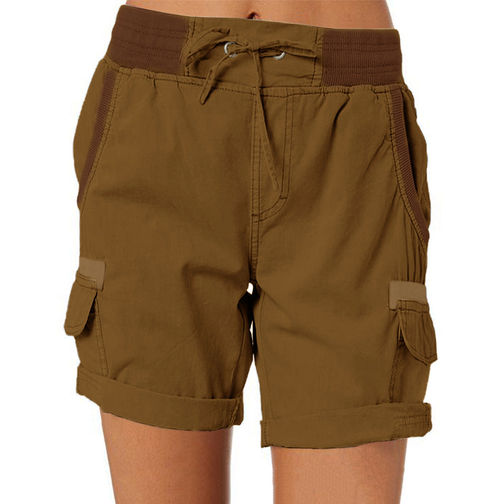 Women's Casual High Waist Cargo Shorts apparel & accessories