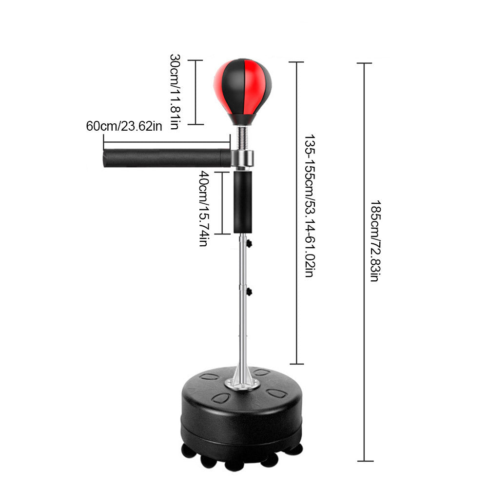 Boxing Ball Reaction Target Spinning Vertical Trainer fitness & sports