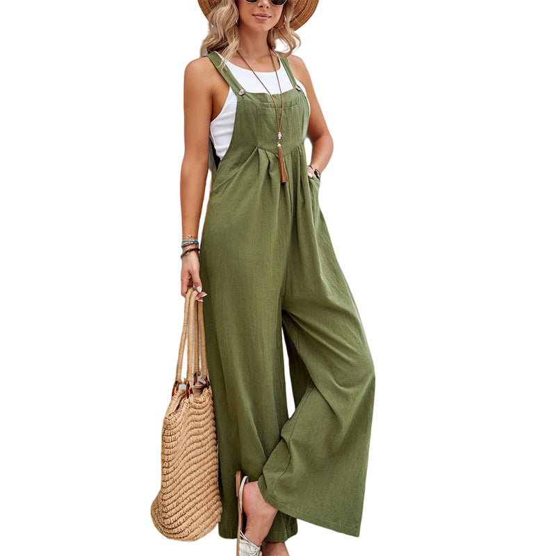 Women Long Bib Pants Overalls Casual Loose Rompers apparel & accessories