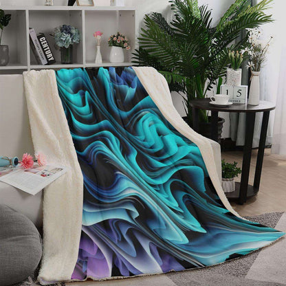 amber-Printed Blanket Home Decor