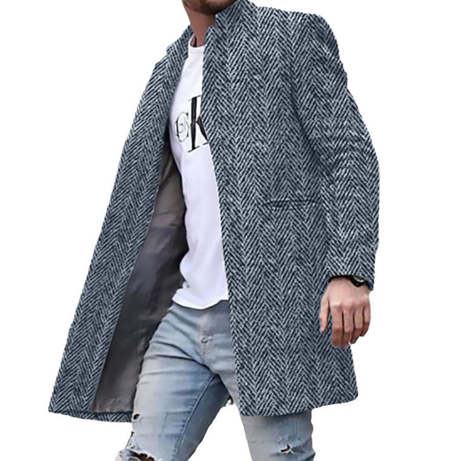 American New Men's Woolen Coat Winter clothes for men