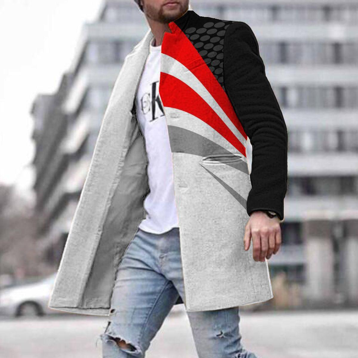 American New Men's Woolen Coat Winter clothes for men