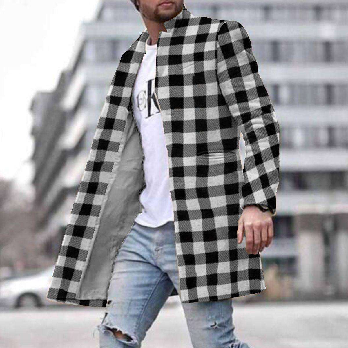 American New Men's Woolen Coat Winter clothes for men