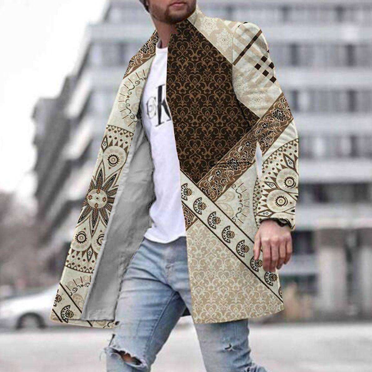 American New Men's Woolen Coat Winter clothes for men