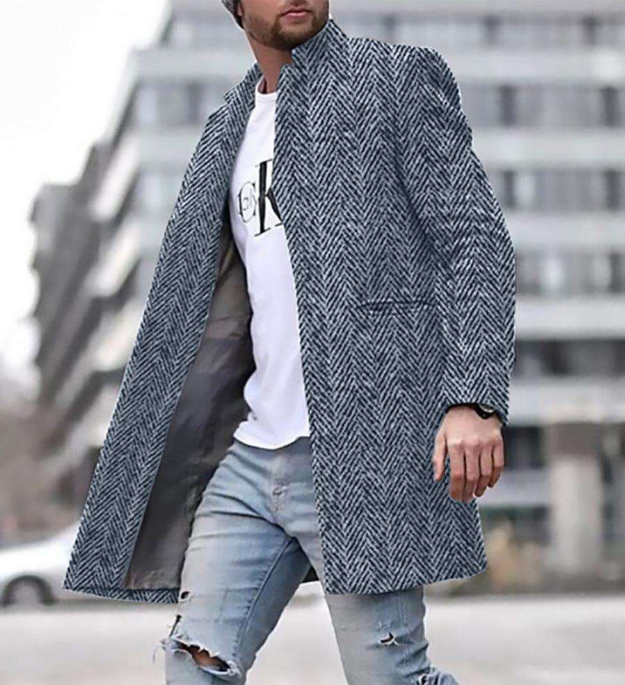 American New Men's Woolen Coat Winter clothes for men