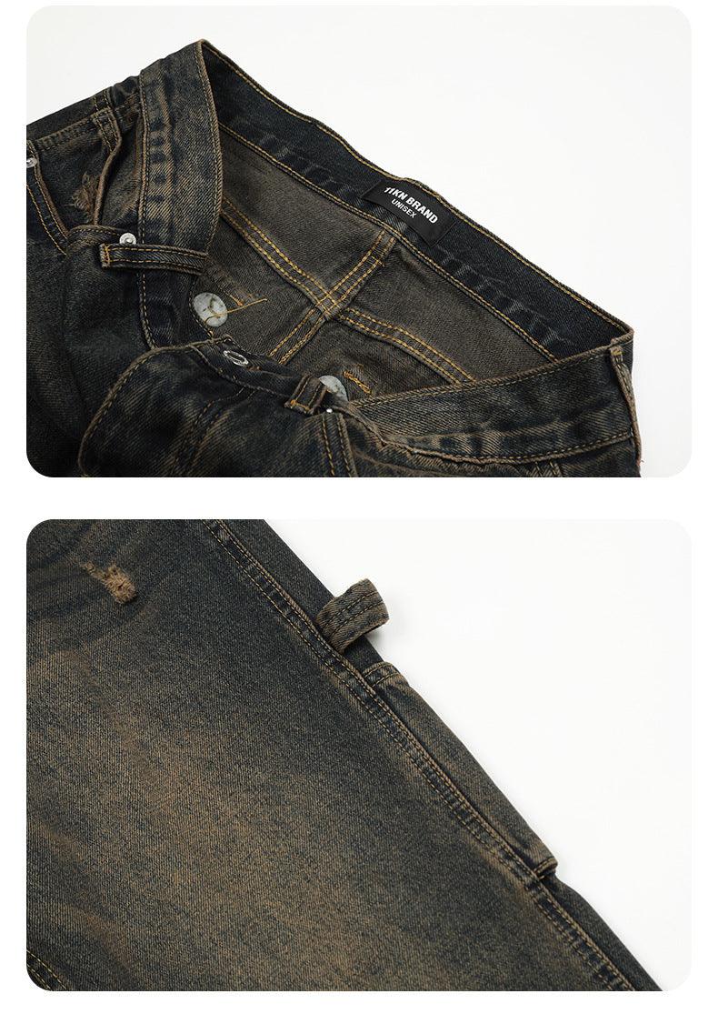 American Retro Jeans Loose Straight Pants & Jeans