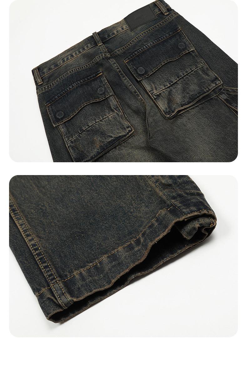 American Retro Jeans Loose Straight Pants & Jeans