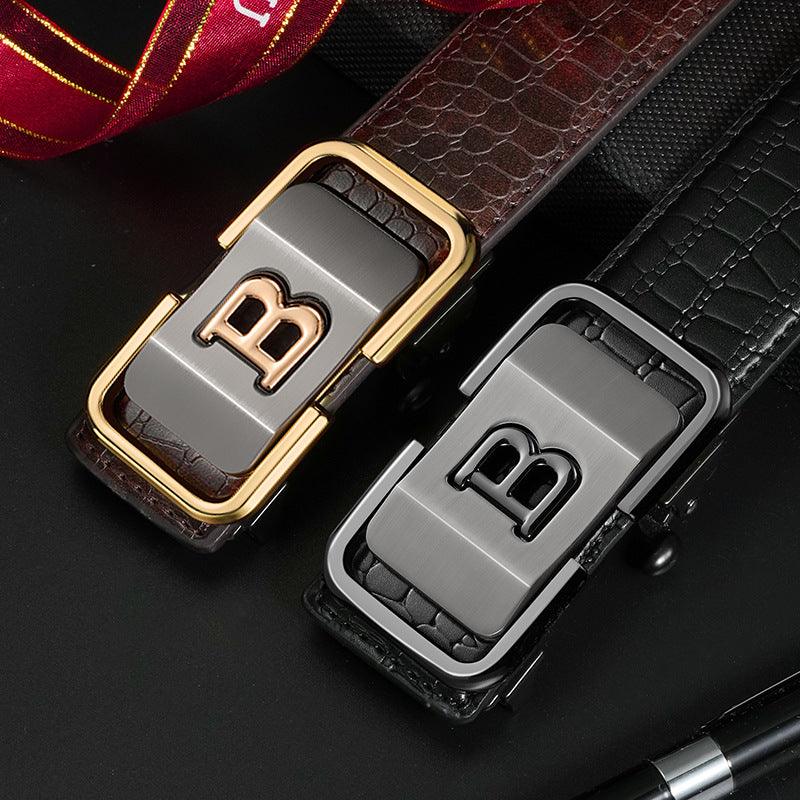 Automatic Buckle Genuine Leather Belt shoes, Bags & accessories