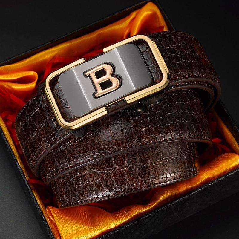 Automatic Buckle Genuine Leather Belt shoes, Bags & accessories