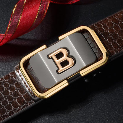 Automatic Buckle Genuine Leather Belt shoes, Bags & accessories