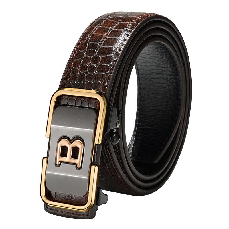 Automatic Buckle Genuine Leather Belt shoes, Bags & accessories