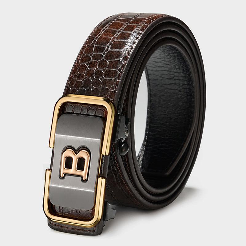 Automatic Buckle Genuine Leather Belt shoes, Bags & accessories
