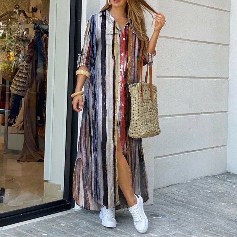 Spring And Summer Fashion Shirt Dress apparel & accessories