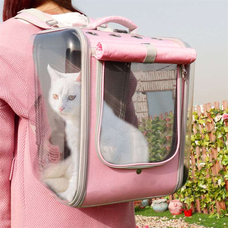 Pet Cat Carrier Backpack Breathable Pet Backpack