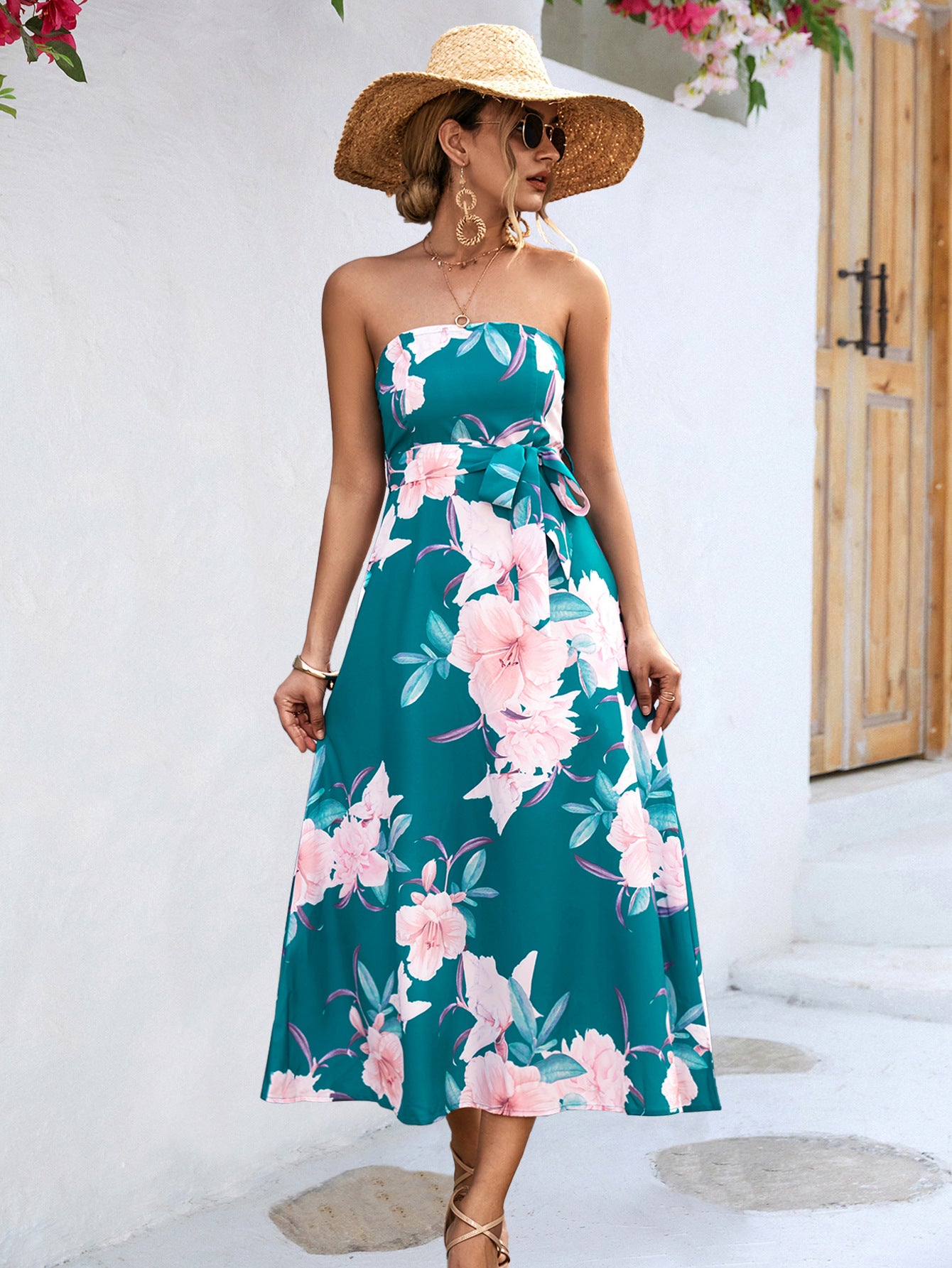 Women's Tube Top Long Dress apparel & accessories