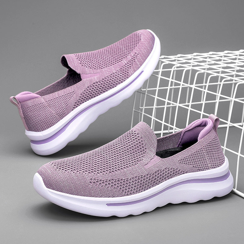 Breathable Mesh Sports Women Walking Jogging Flat Shoes Shoes & Bags