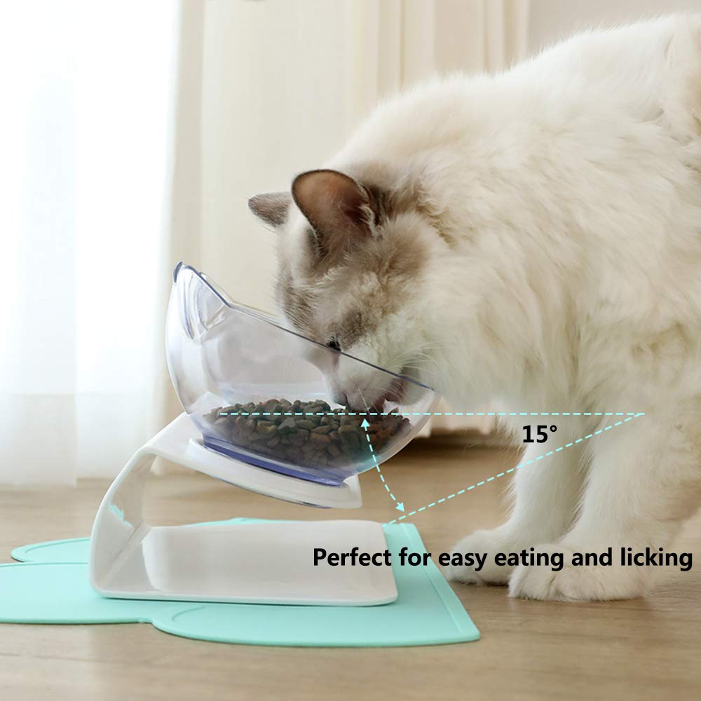 Non Slip Double Pet feeder Bowl With Raised Stand Pet feeder