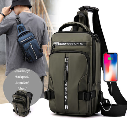 Crossbody Bags Men Multifunctional Backpack Shoulder Chest Bags Shoes & Bags