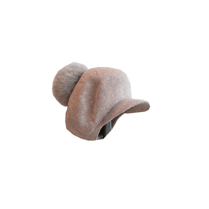 Soft Knitted Wool Ball Beret scarves, Shawls & Hats