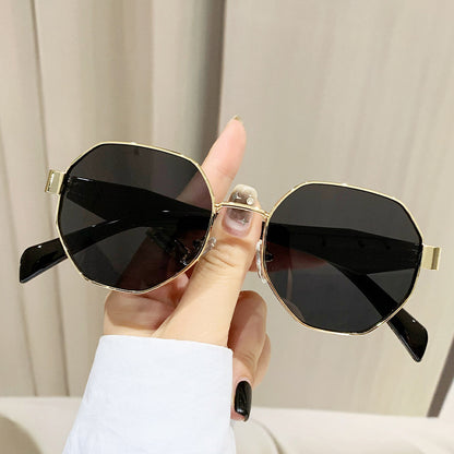 Modern Square Polygon Metal Sunglasses apparel & accessories