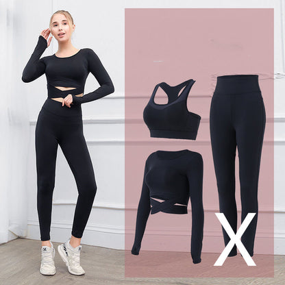 Fitness Morning Running Yoga Suit Quick-drying apparel & accessories