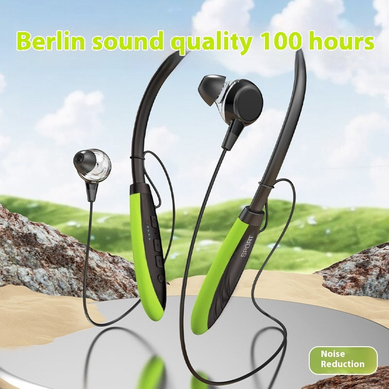 Neck Wireless Bluetooth Earphones 9D Stereo Surround Headphone Magnetic Gadgets