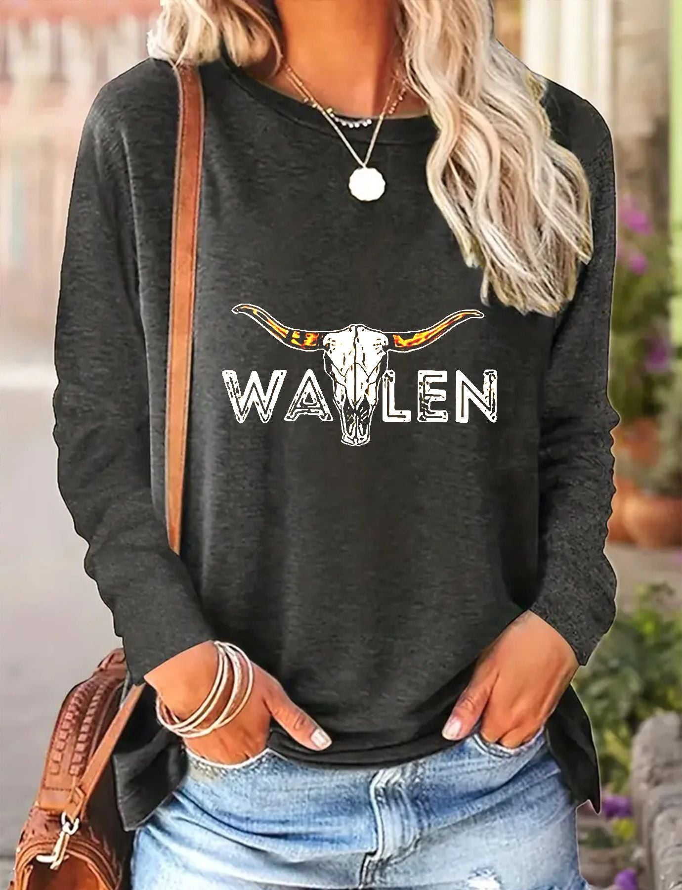 Women's Casual Long-sleeved Spring And Autumn T-shirt apparels & accessories