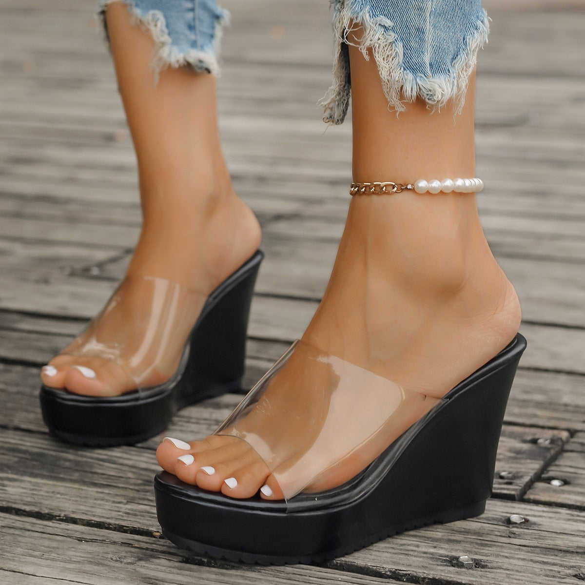 Open Toe Wedge Sandals shoes, Bags & accessories