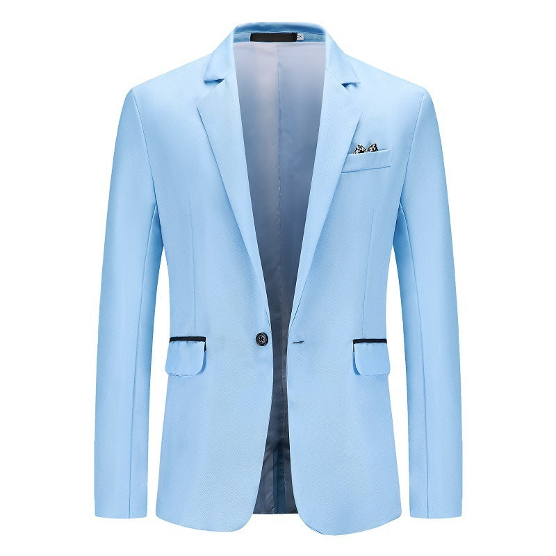 Men's Loose Single-breasted Business Suit Jacket apparels & accessories