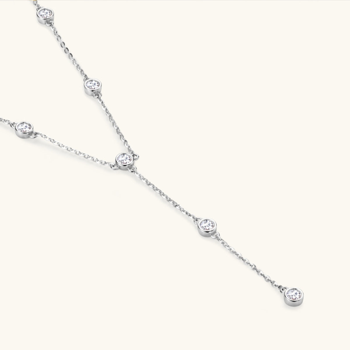 1.1 Carat Moissanite Sterling Silver Necklace Jewelry