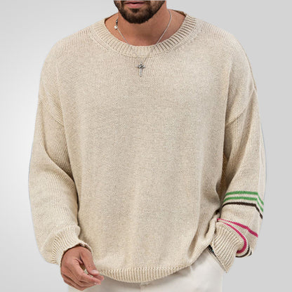 Round Neck Pullover Long Sleeve Base Lightweight Sweater T-Shirt