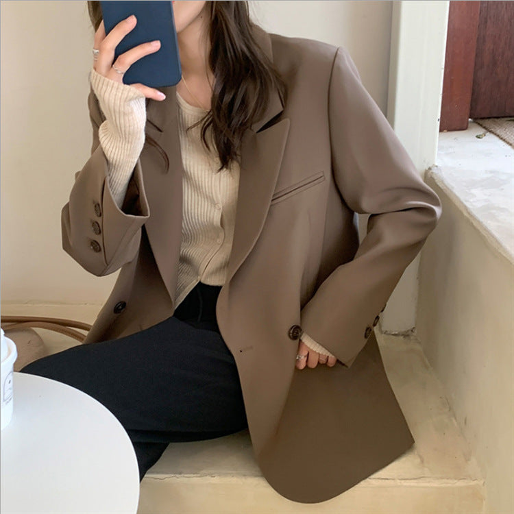 Women's Polyester Loose Fashion Small Suit Jacket apparel & accessories