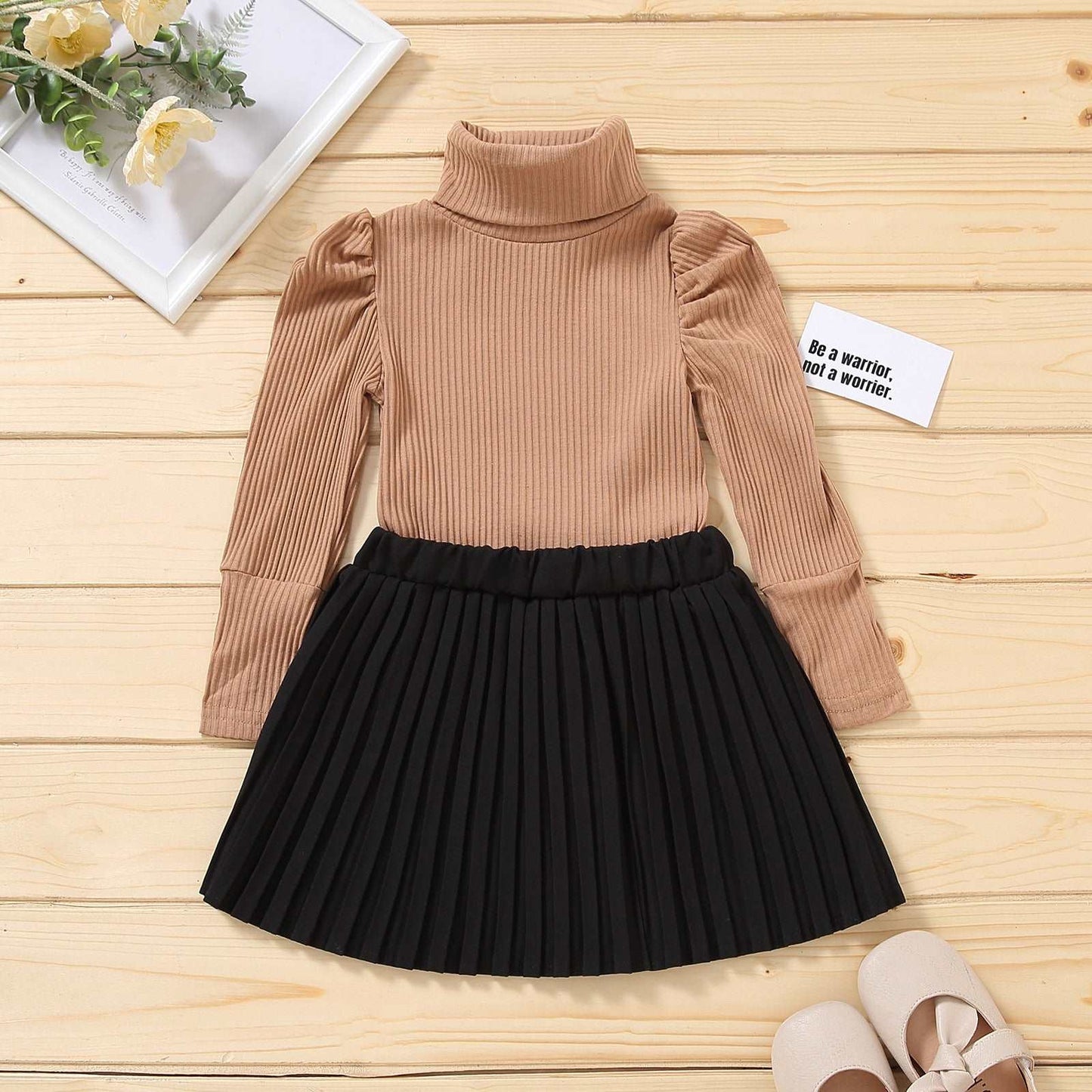 Kids Fall Skirts And Turtleneck Outfit Kids clothes
